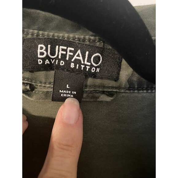 Buffalo by David Bitton women’s camo button down light jacket size large - Picture 3 of 5
